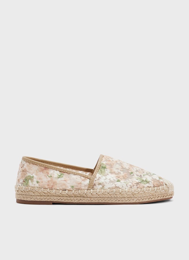 ELLA floral mesh espadrilles - Image 1