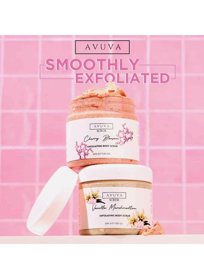 Avuva - Avuva Exfoliating Body Scrub Cherry Blossom - 200 gm - Image 1
