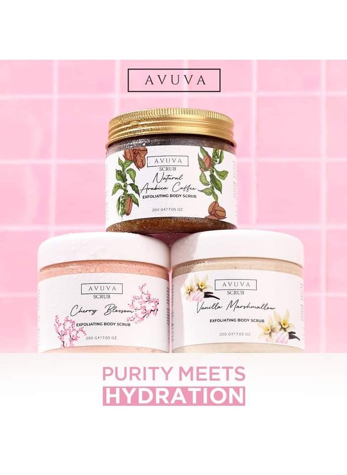 Avuva - Avuva Exfoliating Body Scrub Cherry Blossom - 200 gm - Image 1