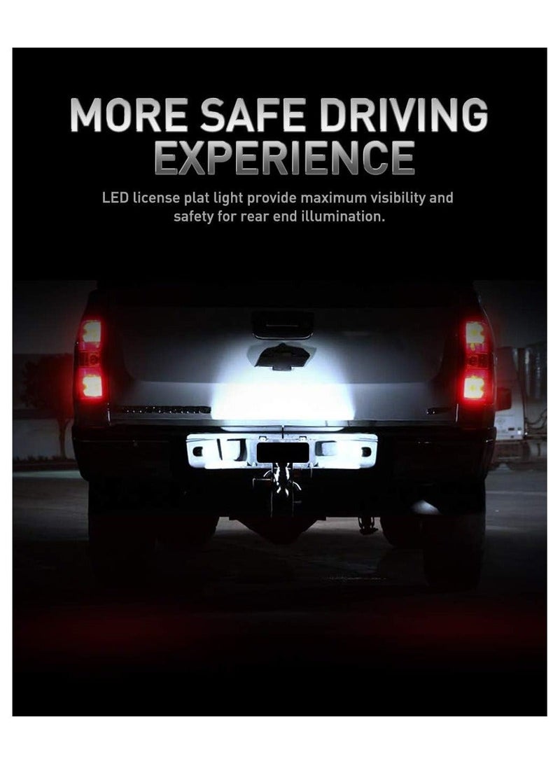 Loquat License Plate Light, Tag Lamp Assembly Replacement For Ford F-150 F-250 F-350 F-450 F-550 Superduty Ranger Pickup Truck Explorer Bronco Excursion Expedition, 2Pcs - Image 5