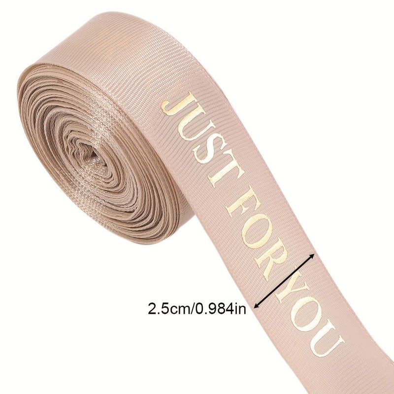 Black Printed Polyester Ribbon Roll For Gift Wrapping Bows And Clothing Decoration - Image 3
