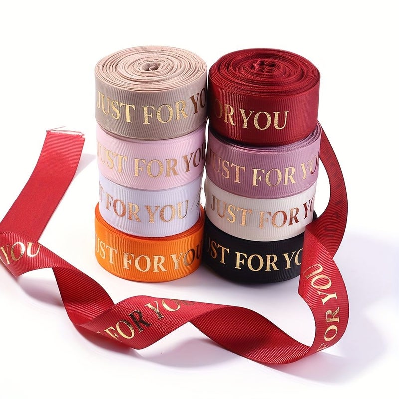 Black Printed Polyester Ribbon Roll For Gift Wrapping Bows And Clothing Decoration - Image 2