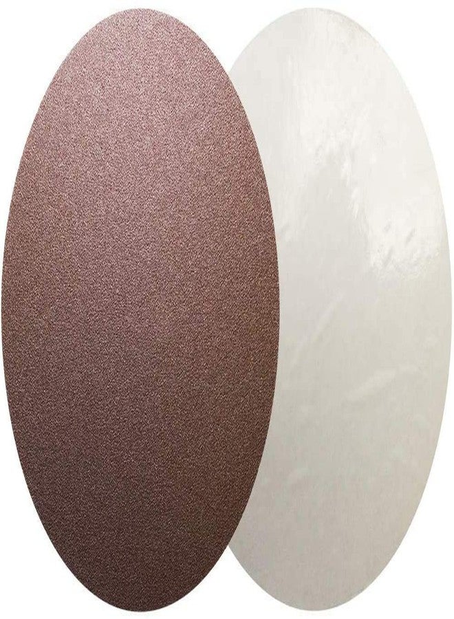 كاشطة القياس أقراص صنفرة عشوائية مدارية لاصقة ذاتية اللصق مقاس 6 بوصات من Benchmark Abrasives مصنوعة من أكسيد الألومنيوم الممتاز بدون ثقوب، مناسبة لصنفرة وتلميع المعادن والخشب والألياف الزجاجية (عبوة من 10 قطع) - حبيبات 80 - Image 3