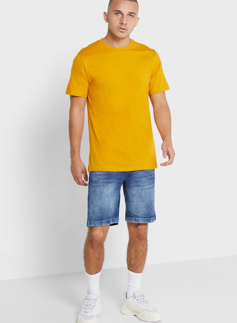 Seventy Five Basics Essential Crew Neck T-Shirt - Image 4