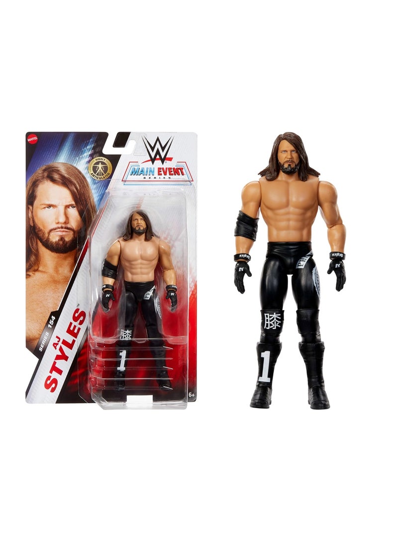 دبليو دبليو إي شخصية إيه جيه ستايلز من ماتيل WWE Main Event - Image 1