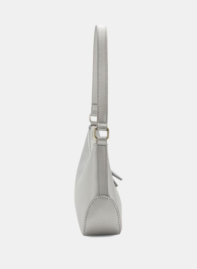 FOREVER 21 Metallic Faux Leather Shoulder Bag  - Image 3