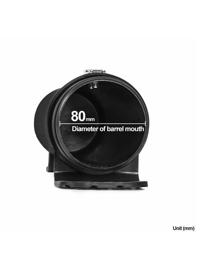 MOTO4U Motorcycle Off-Road Universal Tool Tube Waterproof Storage Canister Tool Repair Box Document Holder Black with Anti-theft lock Ring Small 80MM - Image 5