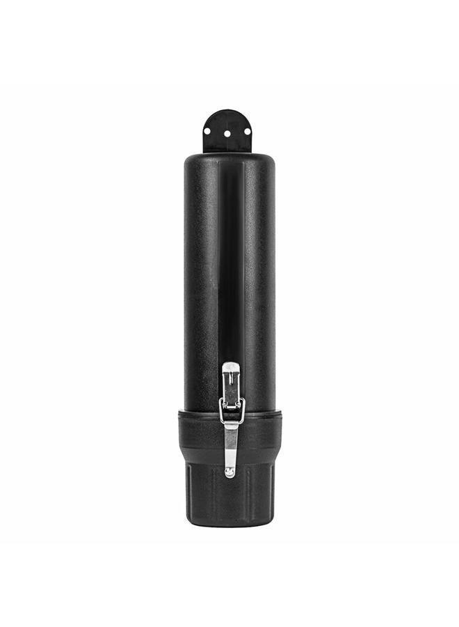 MOTO4U Motorcycle Off-Road Universal Tool Tube Waterproof Storage Canister Tool Repair Box Document Holder Black with Anti-theft lock Ring Small 80MM - Image 1