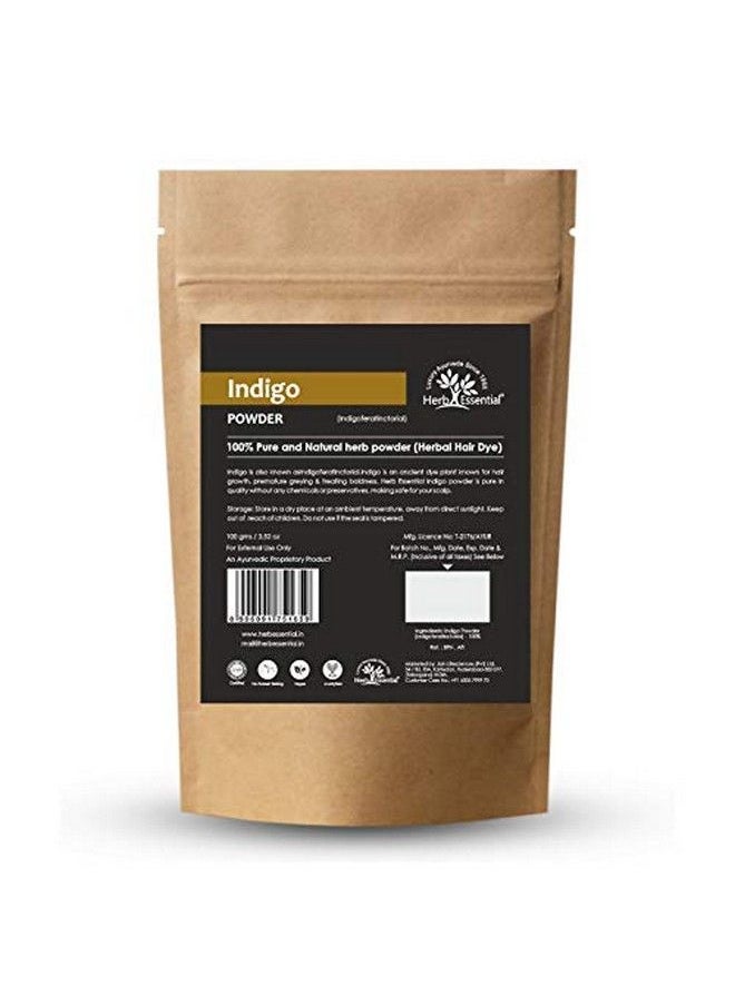 Herb Essential - Indigo Leaves Powder Natural Hair Dye 100 G - Image 1