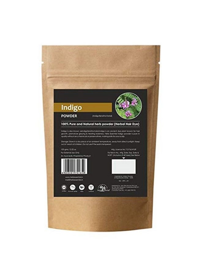 Herb Essential - Indigo Leaves Powder Natural Hair Dye 100 G - Image 1