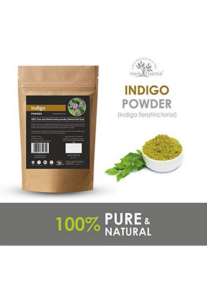 Herb Essential - Indigo Leaves Powder Natural Hair Dye 100 G - Image 1