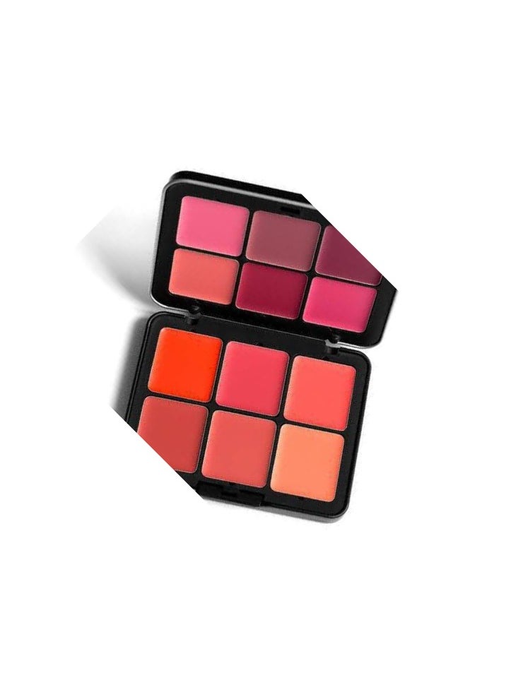 Mini Star Cream Blush & Contour Palette – 12 Signature Shades