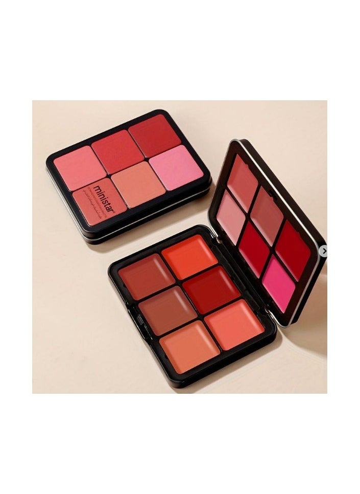 Mini Star Cream Blush & Contour Palette – 12 Signature Shades