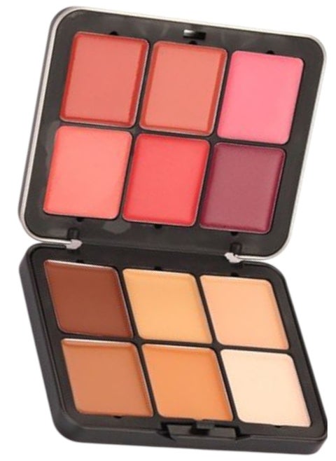 Mini Star Cream Blush & Contour Palette – 12 Signature Shades