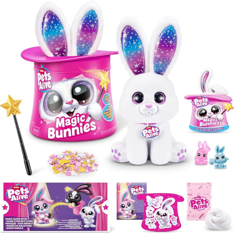 Zuru - Pets Alive Magic Bunny 20 Surpries - Pearl Rabbit - 9549 - Image 1