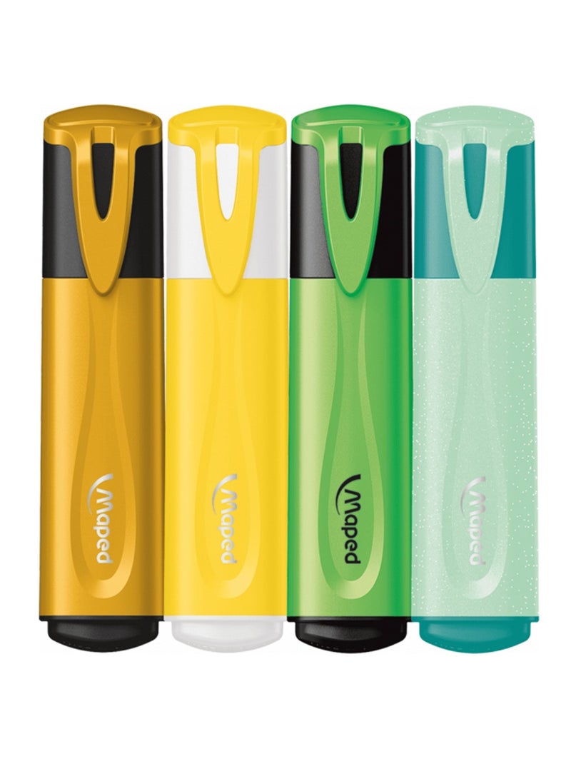 Maped 4-Piece Floupeps Tropical Highlighters Multicolour - Image 2