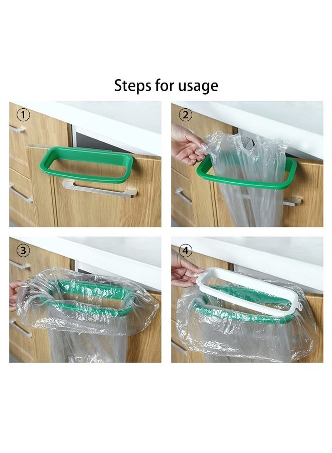 Hanging Rubbish Bag Holder, Portable Garbage Bags Rack,rubbish Bags Storage Rack Portable Practical Rubbish Bin for Cabinet Reusable Hanging Rubbish Bag Stand for Storage of Kitchen Waste,3pcs - Image 3