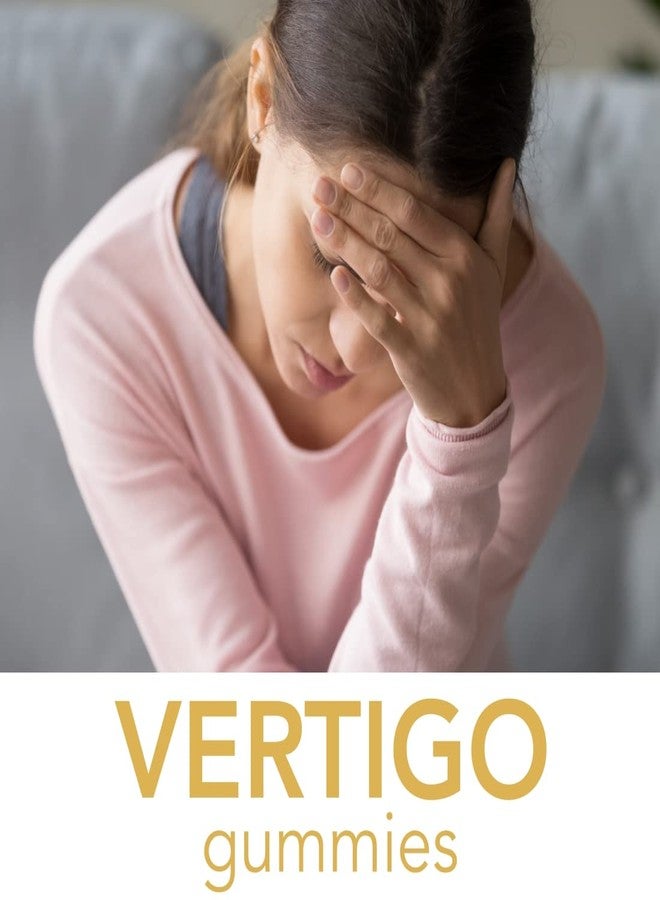 Holistic MD Vertigo relief products clinically studied Kudzu Gingko Astragalus Ginger Black Cohosh & Peony flower | Nausea Vertigo Dizziness Relief | | Plant-Based formula Non GMO | Lemon flavor 60 Gummies - Image 2