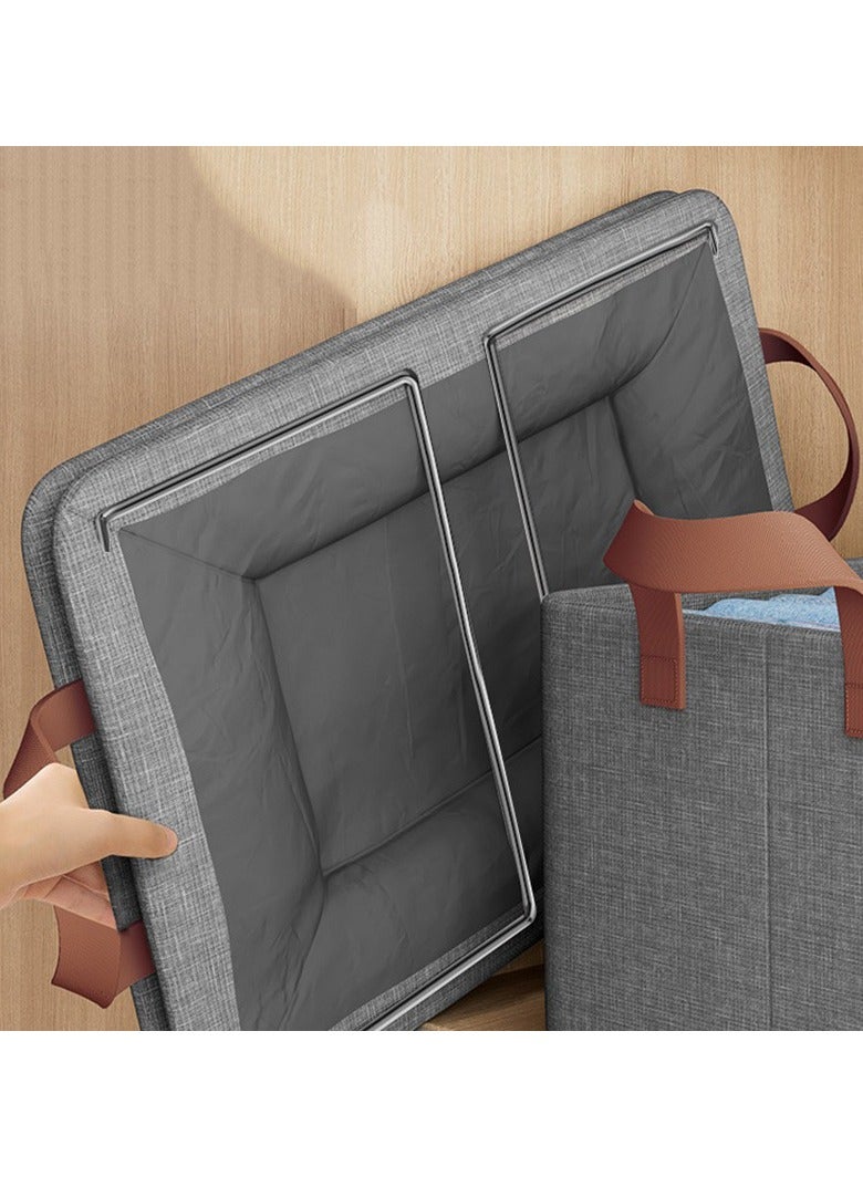 CityRiya-Long Wardrobe Clothes Organizer Storage Box Dividers Foldable Underwear Storage Bin Divider for Socks Bra Underwear Organizer Divider Cabinet Closet Cloth Drawer Storage Organizers Boxes  - Image 3