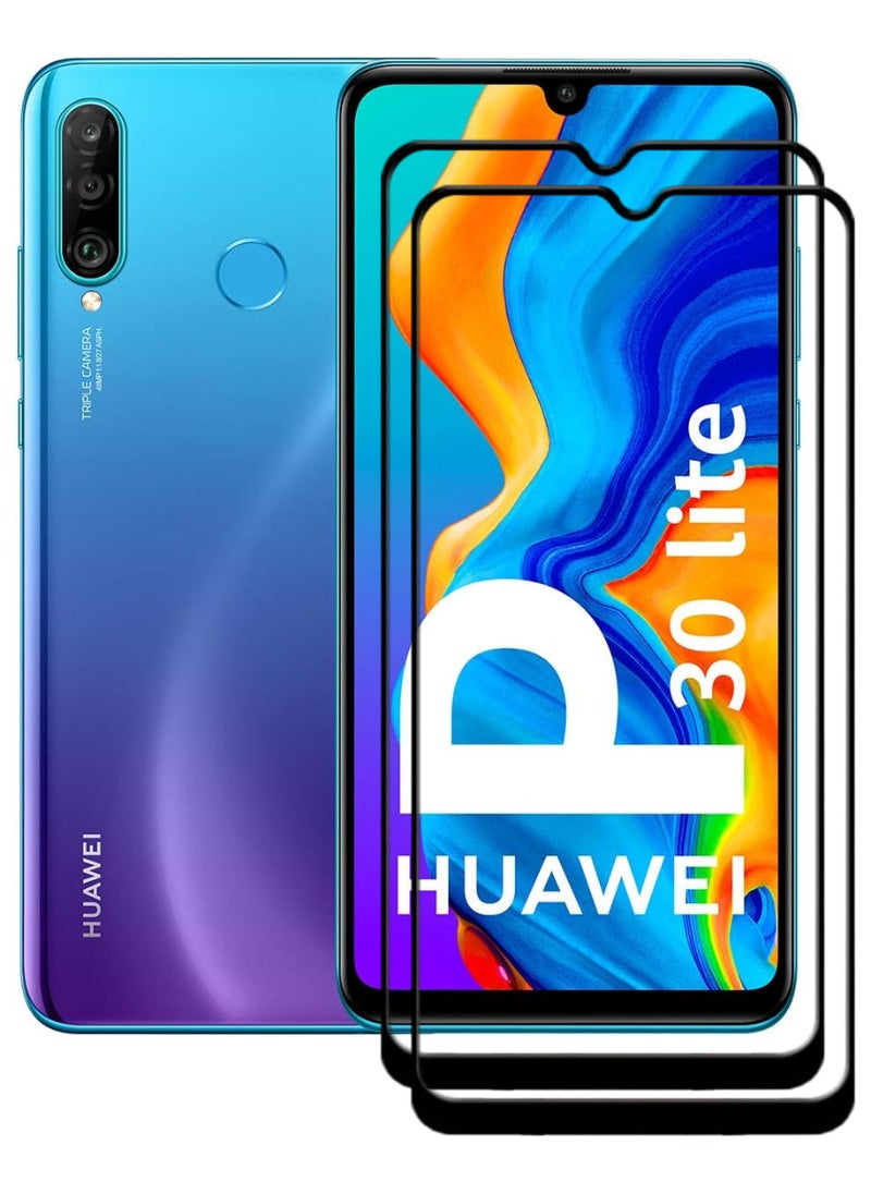 ACLIX 2 Pieces Antistatic ESD Dustproof Premium Quality High Definition Tempered Glass Screen Protector Designed For Huawei P30 lite - Image 1