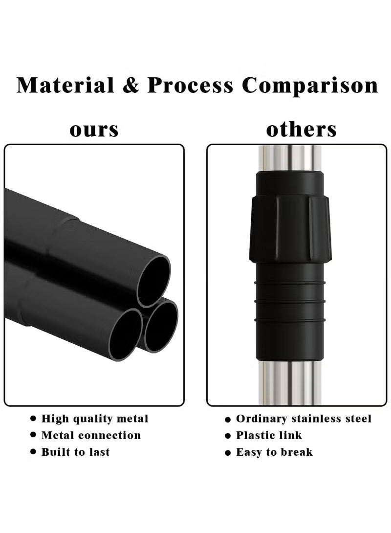 بيوينتي حامل المعاطف المعدنية المستقل، حامل المعاطف مع 3 خطافات، حامل الملابس السوداء مع قاعدة الرخام الطبيعي، حامل الملابس الحديثة للمدخل، غرفة المعيشة، غرفة النوم، المكتب (أبيض) - Image 4