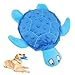 TONYFY Squeaky Sea Turtle Plush Dog Toy Durable No Stuffing Interactive Chew Toy for Small Dogs Relieve Anxiety Teething and Keep Them Busy for PuppyBlue - Image 3