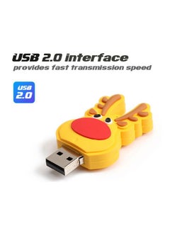 NIBEMINENT Deer Flash Drive C9463-64GB-1 Yellow/Red  - Image 4