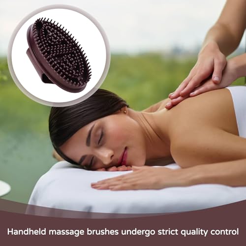 hinbkenla 2 PCS Meridian Brush Massage Brush,Meridian Brush Body,Brush for Belly Body Brush, for Scalp Full Body Relaxation Massage Gentle Exfoliation, Moisturizing - Image 5