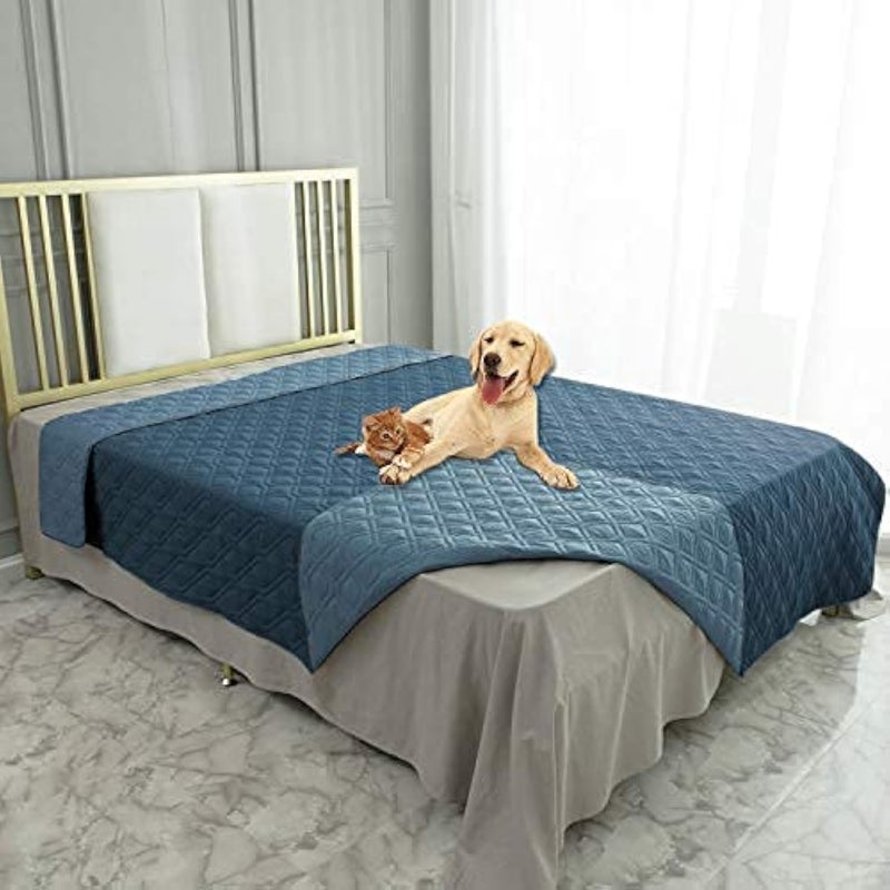 Waterproof Dog Bed Cover Pet Blanket for Furniture Bed Couch Sofa Reversible - Image 2