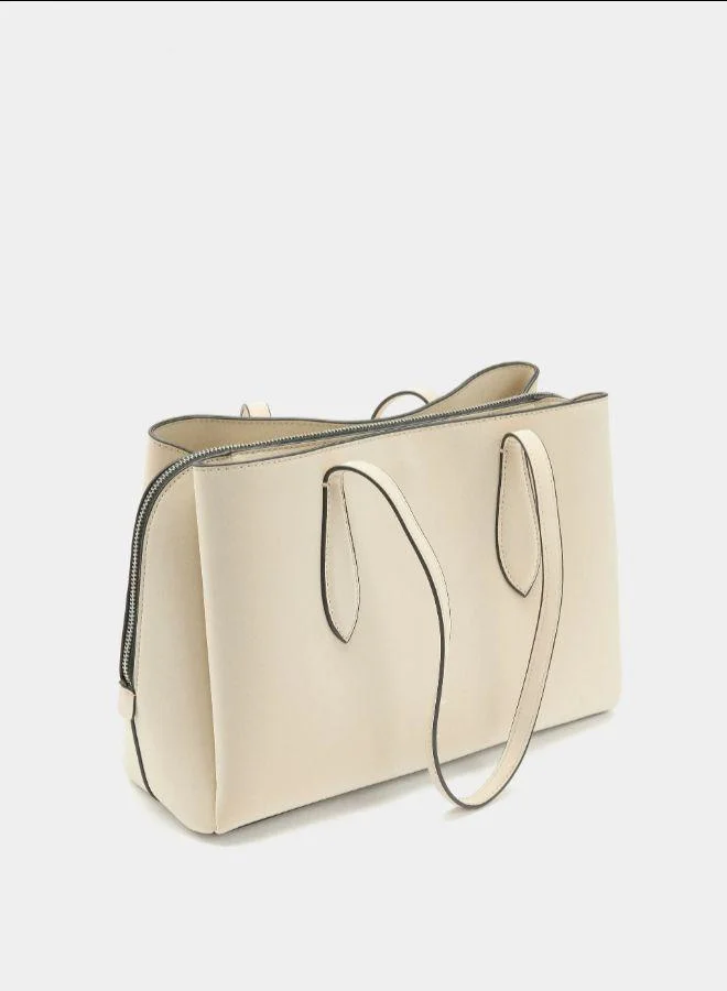 PARFOIS White Bag for 13" laptop with soft texture for Women | Best Price UAE