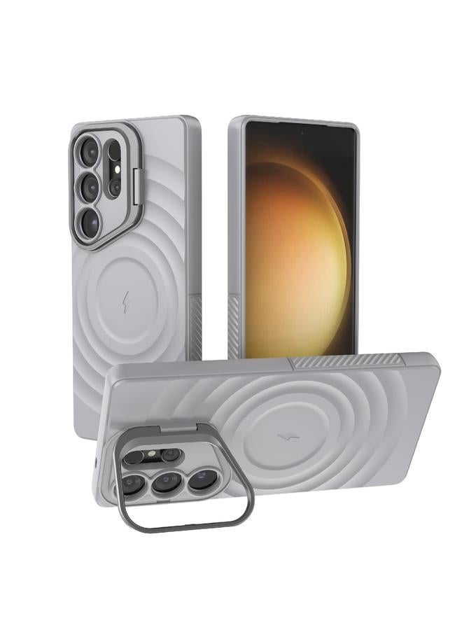 إيروريكس جراب لهاتف Samsung Galaxy S25 Ultra 5G مع إطار عدسة مموج وحامل MagSafe - Image 1