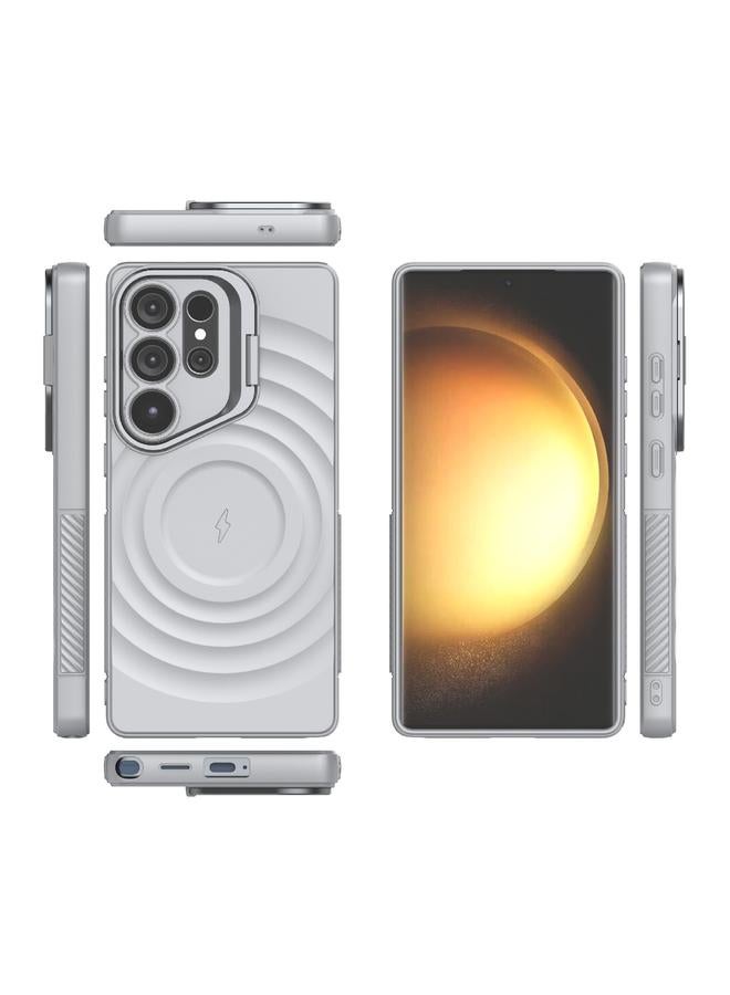 إيروريكس جراب لهاتف Samsung Galaxy S25 Ultra 5G مع إطار عدسة مموج وحامل MagSafe - Image 4