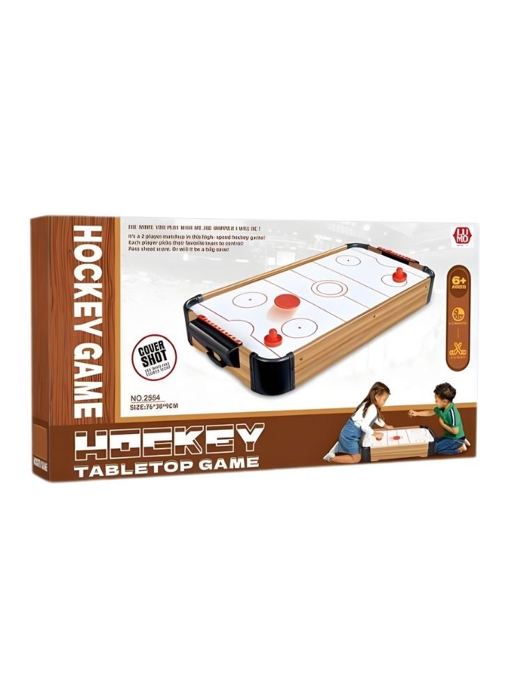 بريميم مجموعة ألعاب هوكي الهواء على الطاولة - لعبة لوحية خشبية داخلية لهوكي الأطفال والمرح العائلي - Image 2
