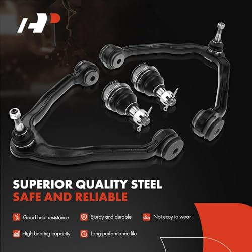A-Premium 13Pc AWD 4WD Front Suspension Kit, For Chevy GMC Silverado 1500 Sierra 1500 Suburban Avalanche Tahoe Yukon XL Escalade EXT ESV, Upper Control Arm Lower Ball Joint Sway Bar Link Tie Rod End - Image 4