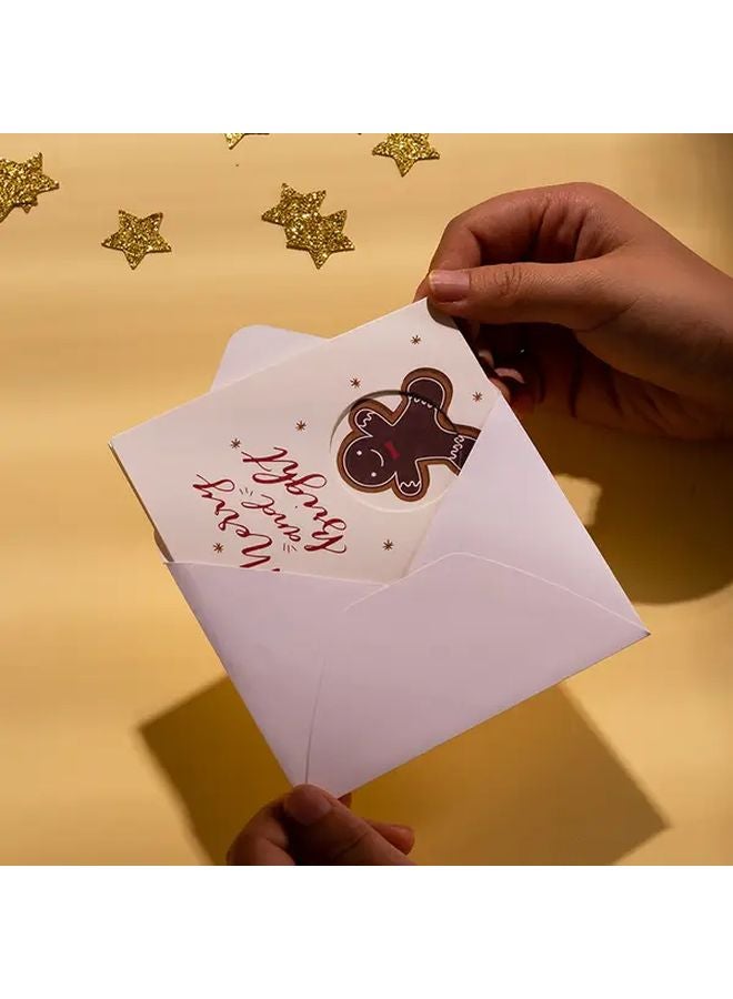 Nordic Tri Fold Greeting Cards Model F 3 Designs Premium Paper Christmas Holiday - Image 4