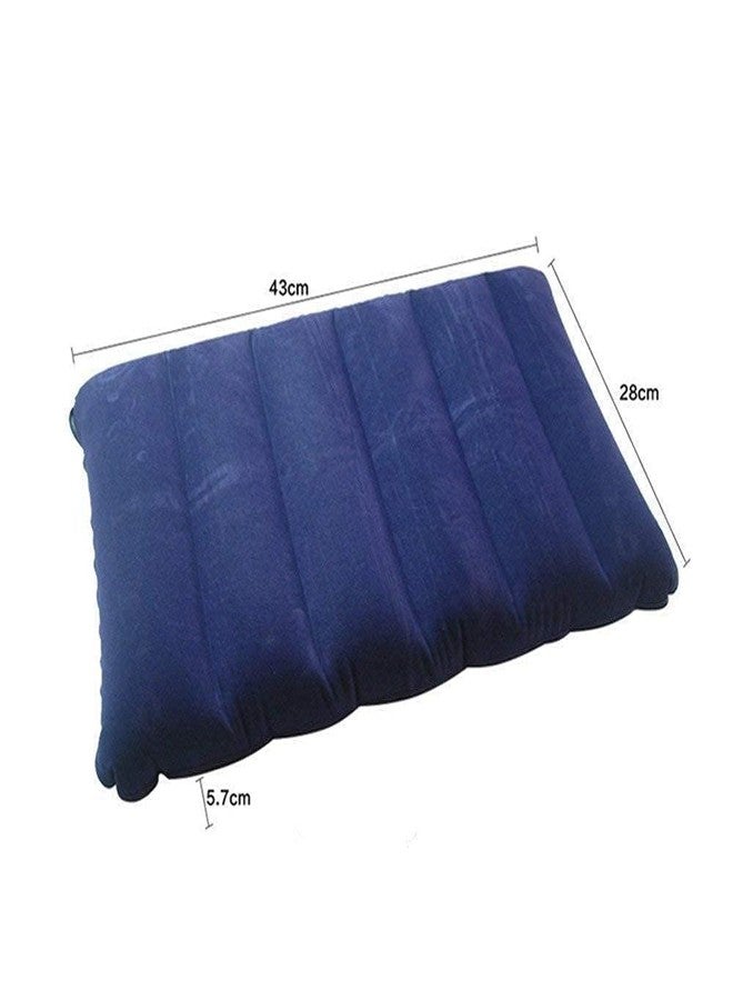 Fluzivena Travel Pillow for Train Sleeping Air Inflammable Velvet Neck Air Pillow for Soft Comfort Camping Tourist Pillow Ultralight Portable Backpacking Family Tour (3 Pc.) - Image 3