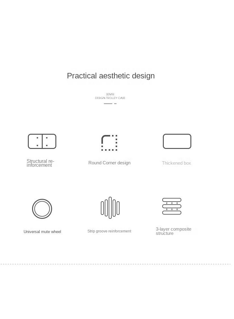 general 1-Piece Foldable Luggage With Lever - Image 2