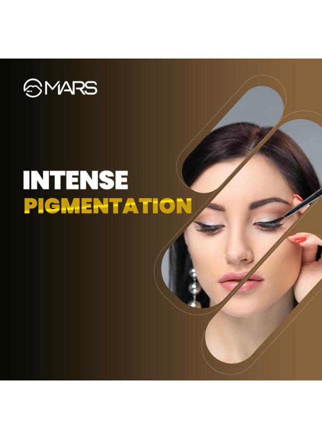 مارس قلم كحل من مارس كول أوف فيم، يدوم حتى ١٢ ساعة | مقاوم للتلطخ والماء | يدوم طويلًا (٠.٣٥ غرام) (أبيض) - Image 5