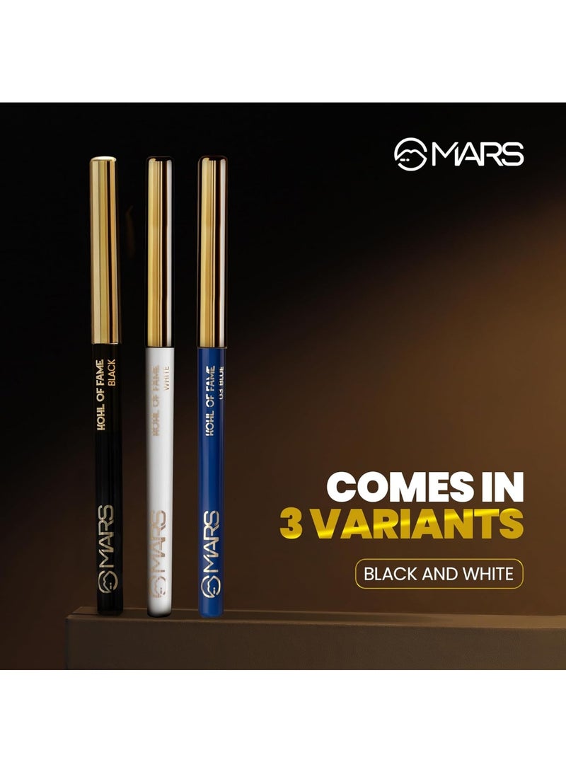 مارس قلم كحل من مارس كول أوف فيم، يدوم حتى ١٢ ساعة | مقاوم للتلطخ والماء | يدوم طويلًا (٠.٣٥ غرام) (أبيض) - Image 4