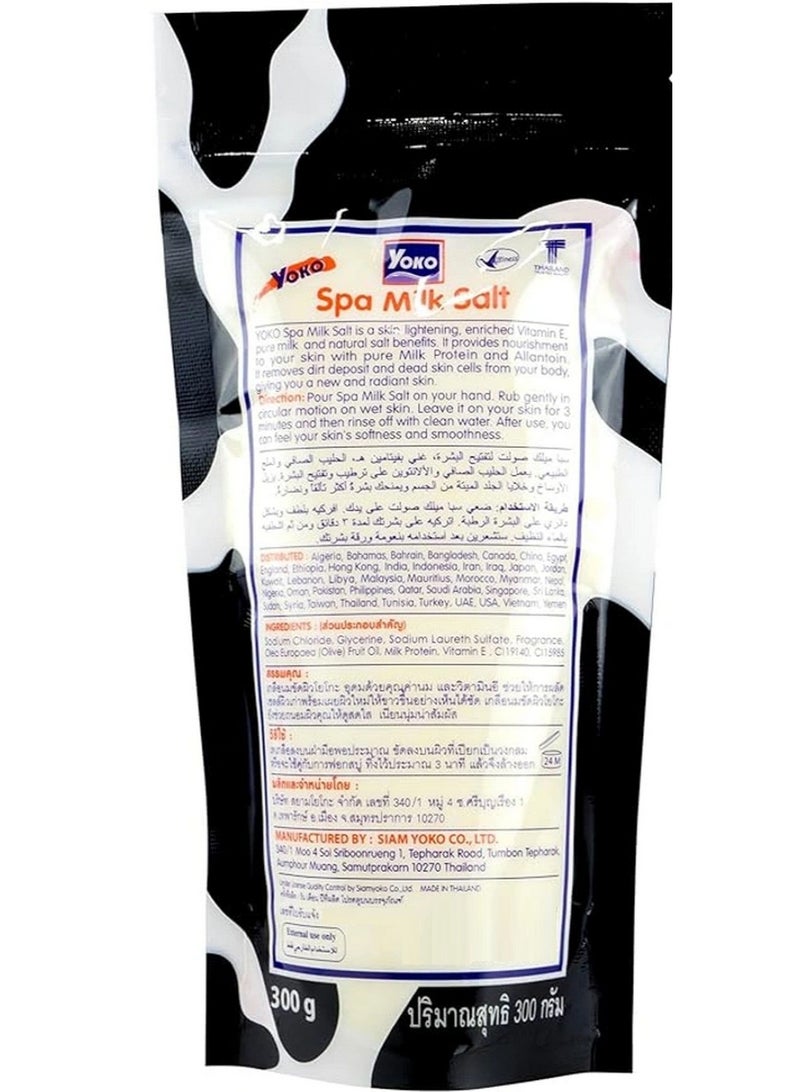 يوكو مقشر الجسم بملح الحليب مع فيتامين E 300 جرام - Image 2