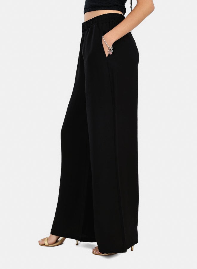Carina Relaxed Fit Solid Pants - Image 2