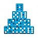 Luck Lab 10 Piece 19 mm Dice Pack Acrylic and Translucent D6 Dice Square wRounded Edge for Casino Craps RPG MTG DND Dice Table Games and Board Games Light Blue - Image 2