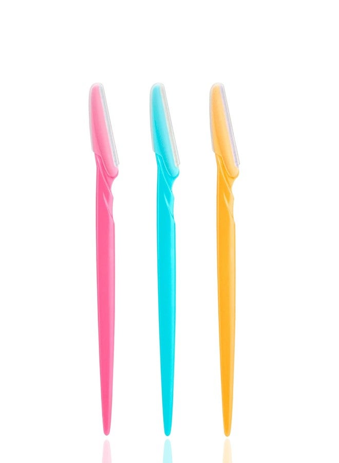 Soft N Style Soft 'N Style Ladies Eyebrow Grooming Razors Shaver Set Pack of 3 Multicolor - Image 1