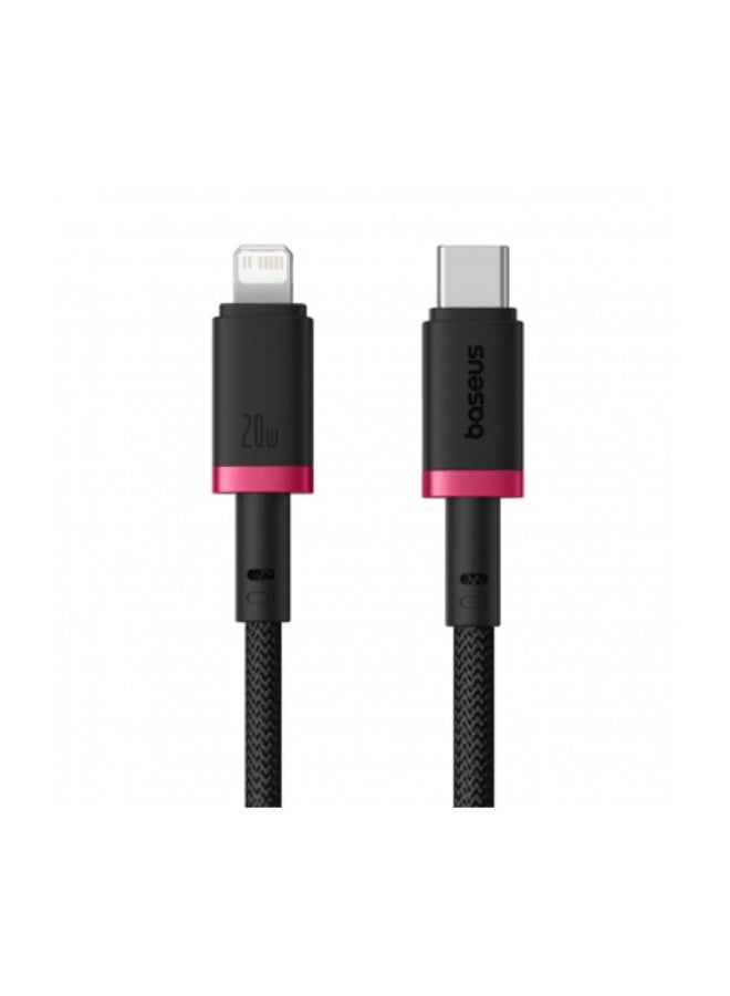 Baseus USB-C to Lightning Cable Baseus Dura Series, 20W, 2.4A, 1m, Red Black P10377800U01-01 multicolour - Image 4