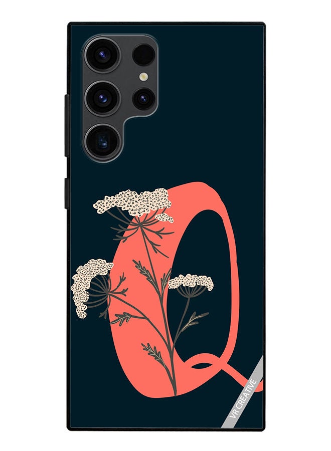 VR CREATIVE Protective Case Cover For Samsung Galaxy S23 Ultra 5G Alphabet Q Design Multicolour - Image 1