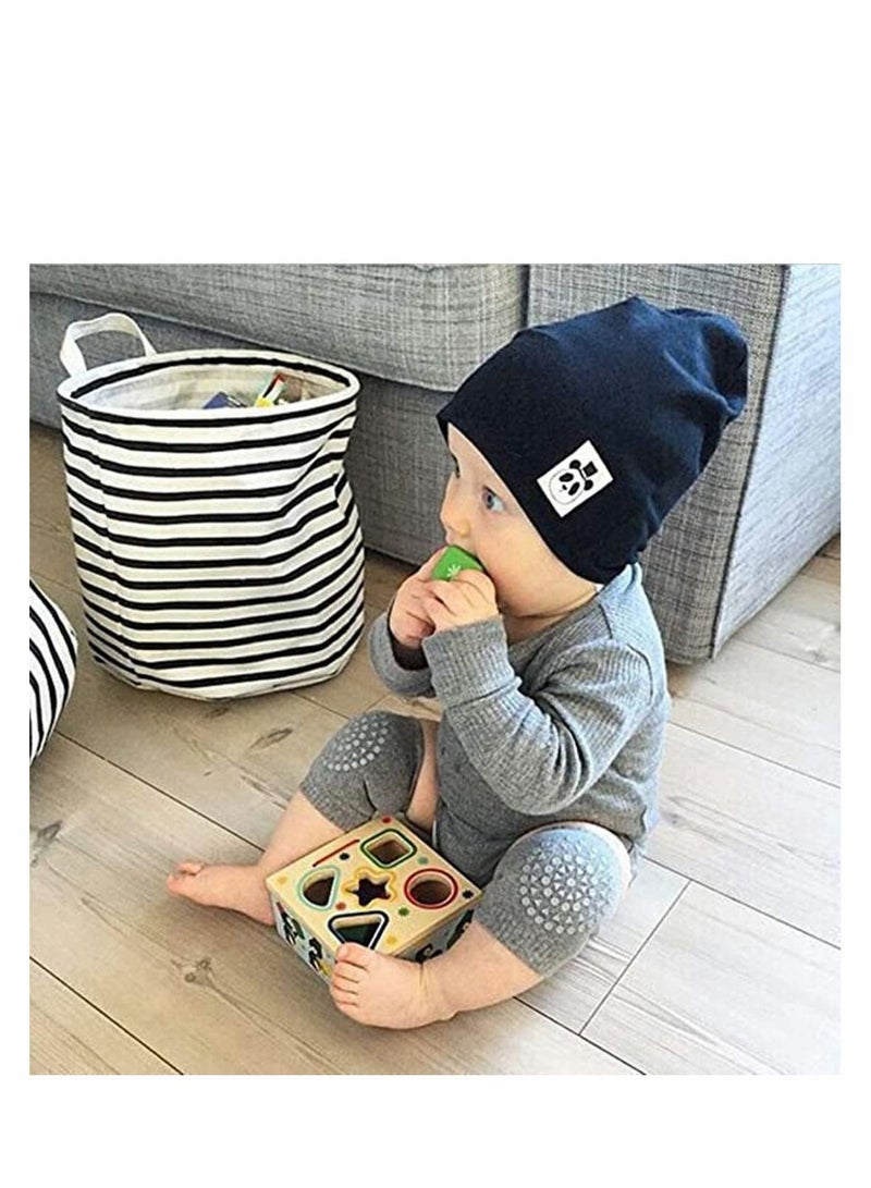 Excefore Baby Crawling Anti-Slip Knee,Unisex Baby Toddlers Kneepads,Adjustable Knee Elbow Pads Crawling,Summer knee environmental dispensing baby kneepads, pink, Dark grey,Grey,Black,Green - Image 3