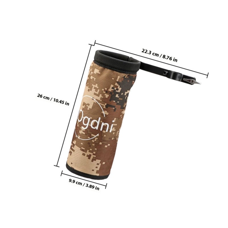 Camouflage Drumstick Carrier Bag Portable Storage Case With Clamp For Drummers - Image 3
