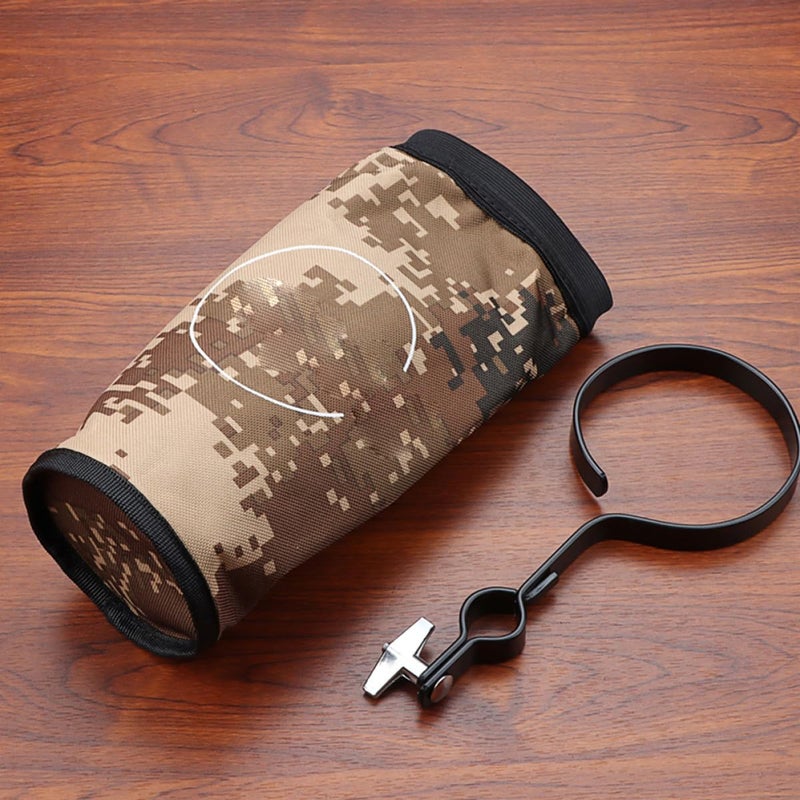 Camouflage Drumstick Carrier Bag Portable Storage Case With Clamp For Drummers - Image 5