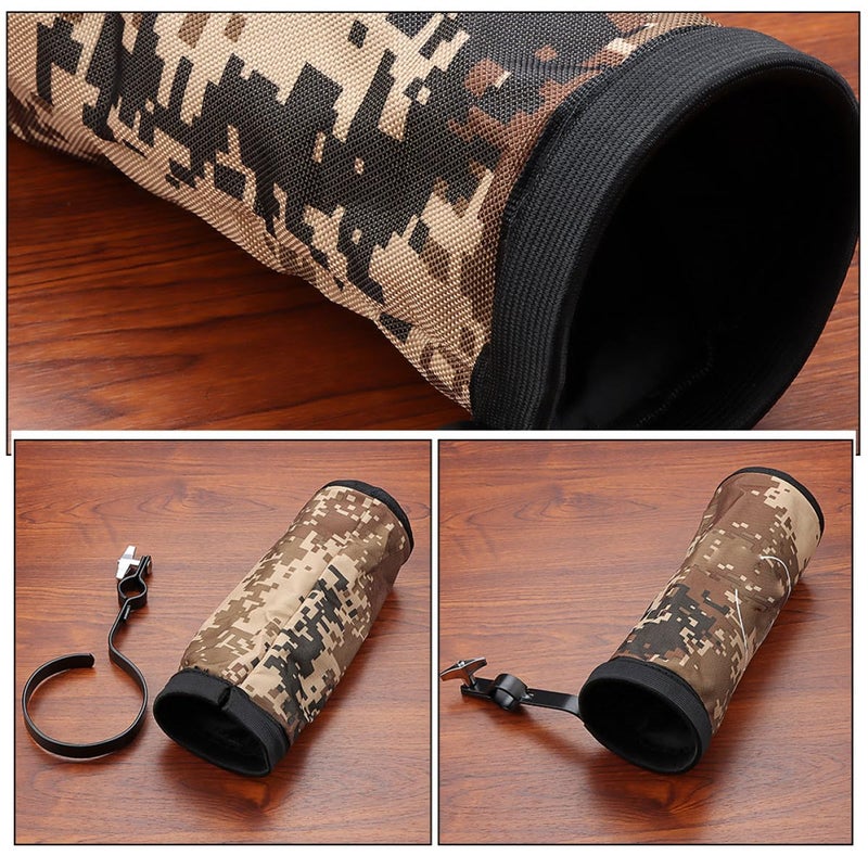 Camouflage Drumstick Carrier Bag Portable Storage Case With Clamp For Drummers - Image 4
