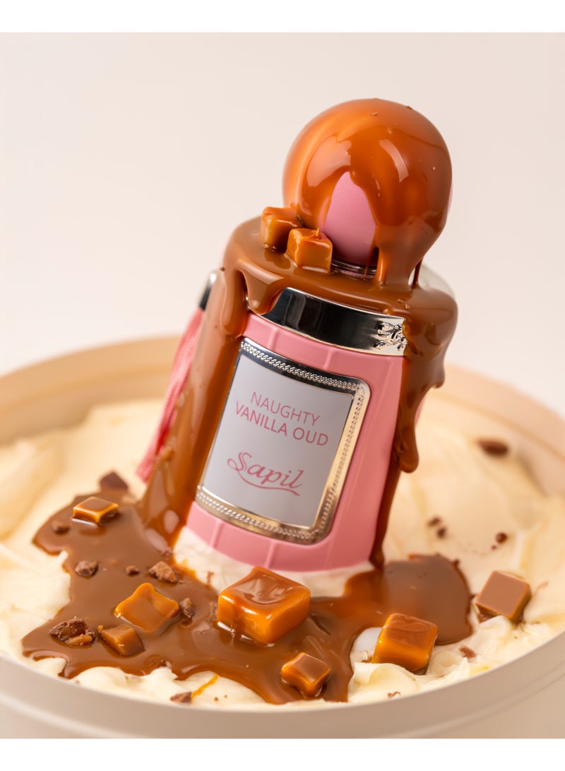 sapil Naughty Vanilla Oud Perfume, Honey Amber, Eau De Parfum 100ml - Image 5